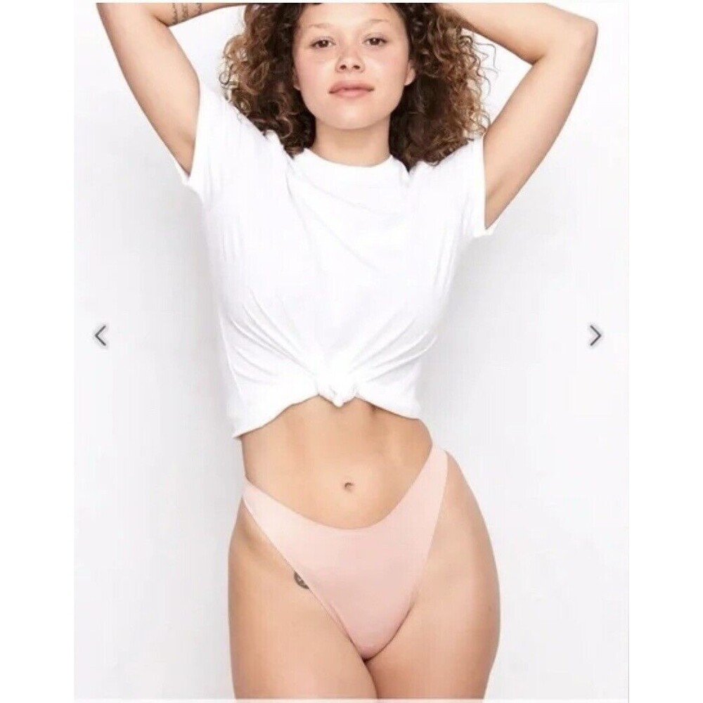 Free People HAH Womens Seamless Copper Rose Low Down Thong Size XS NWT